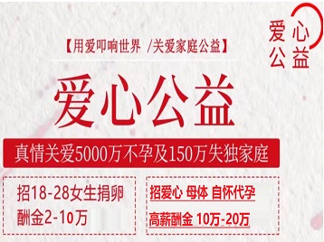 长春市捐卵助孕生子 爱心志愿者招募